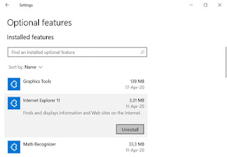 How to uninstall optional features of Windows 10? How to uninstall optional features of Windows 10?