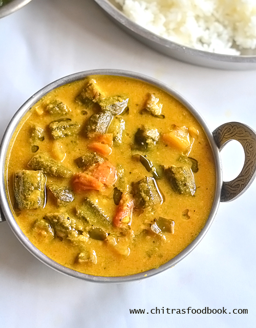 Vendakkai Kara Kuzhambu Recipe Lady’s Finger Kulambu For Rice