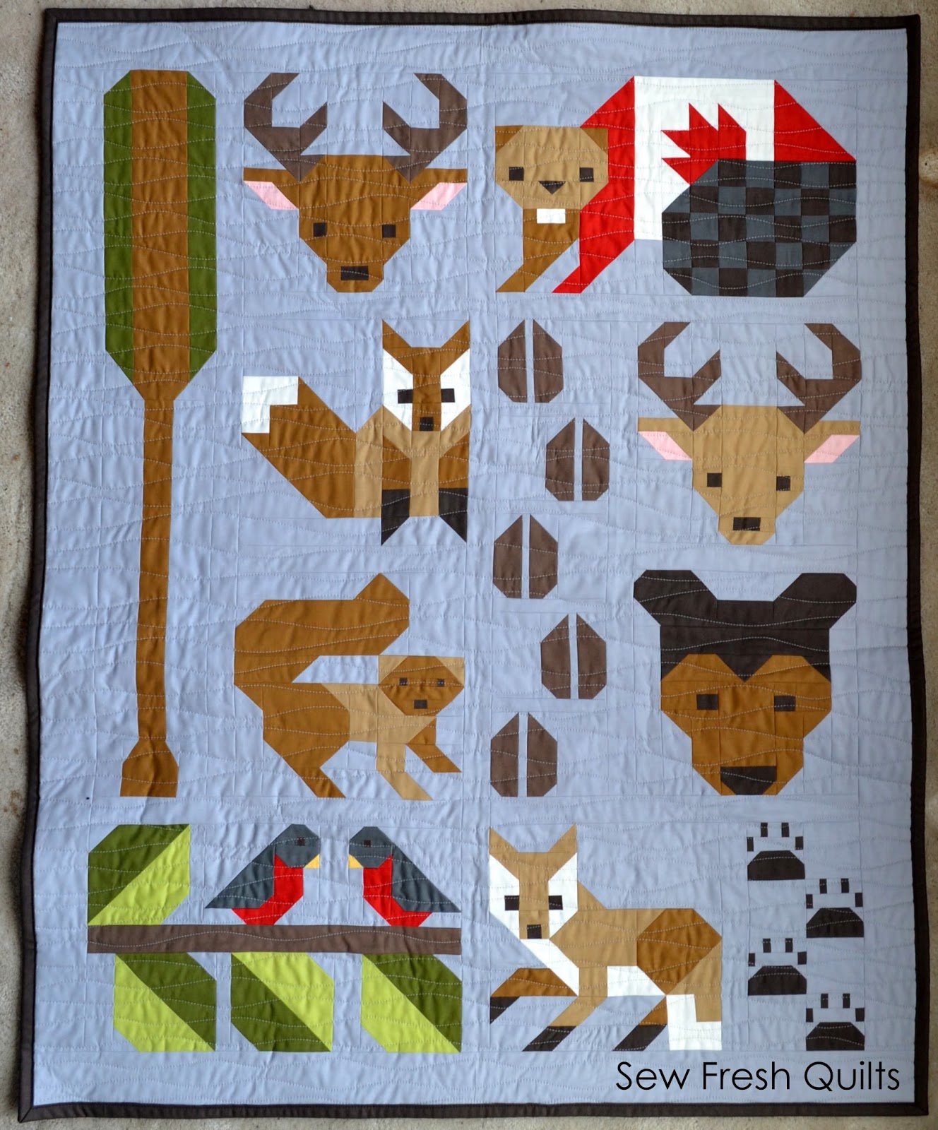 Sew Fresh Quilts Forest Friends pattern release