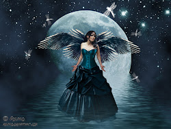 angels fairies wallpapers angel fairy dark moon most gothic pretty backgrounds background fantasy elf faries 3d mystical beauty goth water