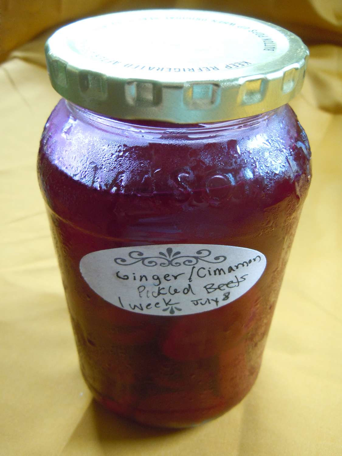 Kim Guare Cherry Jam, Pickled Garlic Scapes and Pickled Beets!