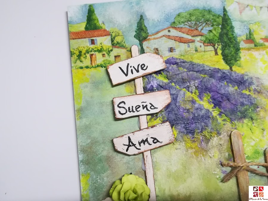 diy cartel con mensaje