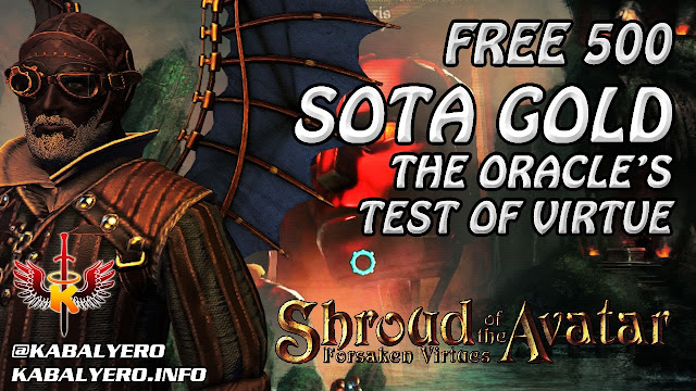 Shroud Of The Avatar Gameplay 2016 ★ The Oracle's Test Of Virtue ★ Free 500 SotA Game Gold