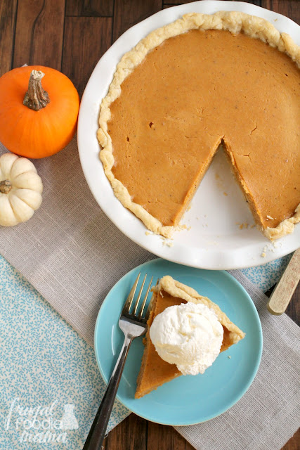 This perfectly spiced & tangy Triple Spice Pumpkin Buttermilk Pie is about to replace your traditional pumpkin pie.