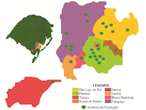 Organização geográfica da Sul Ecológica