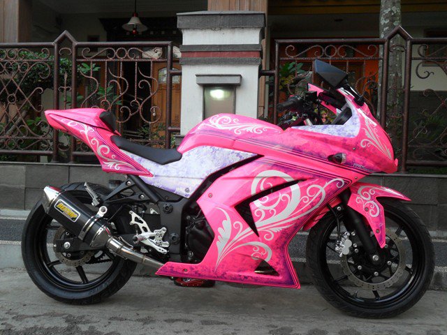 Top 12 Foto Modifikasi Motor Ninja 250 CC Part 2