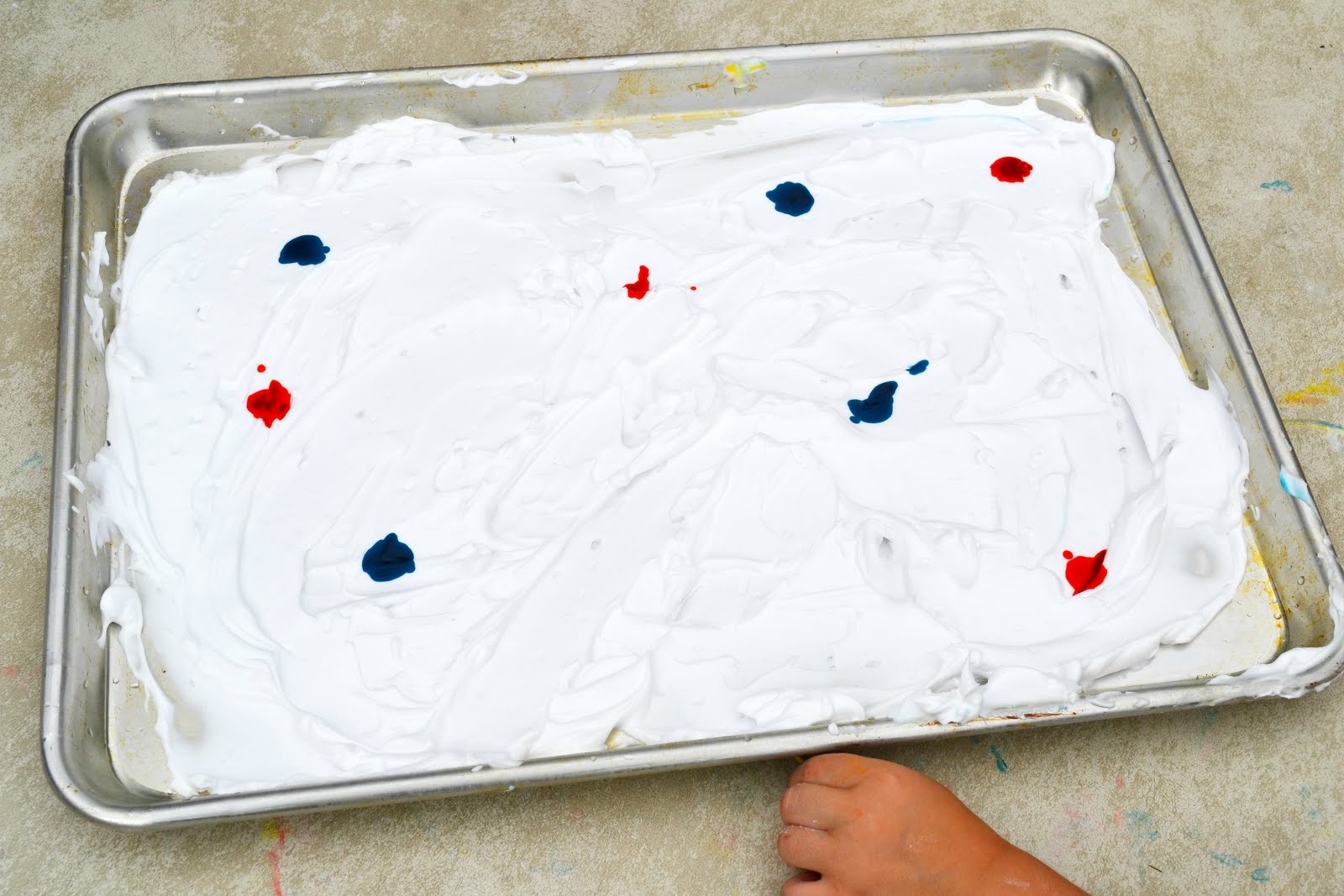 Talented Terrace Girls: Shaving Cream Project