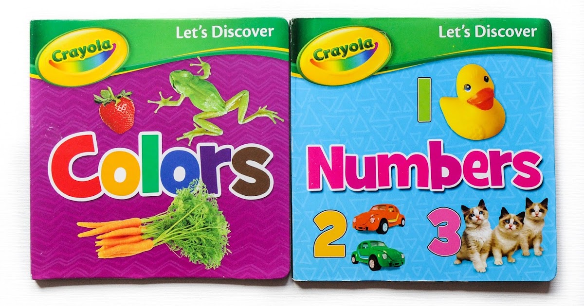 Let's Discover Crayola Education Board Books, Numbers and Colors Review