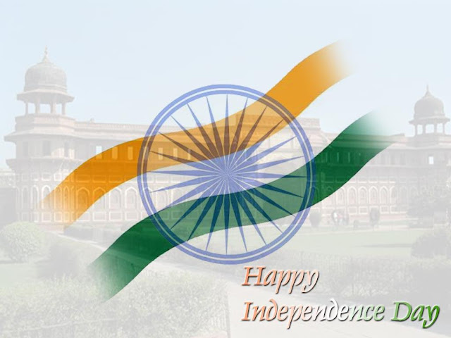 Happy Indian Independence Day Flag Wallpaper Graphics