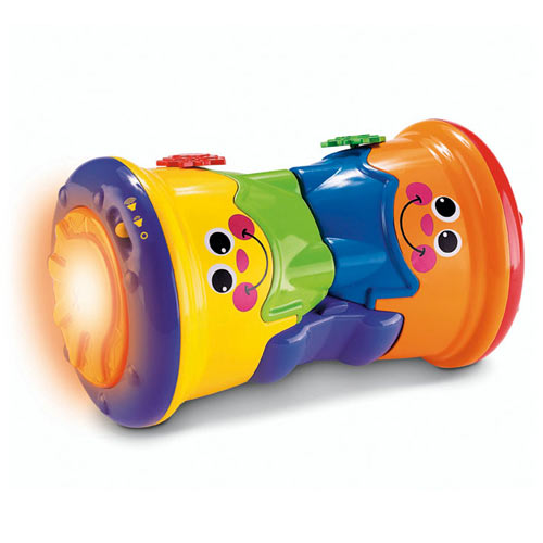 MacamMacamAda Fisher price Go Baby Go Crawl Along Drum Roll