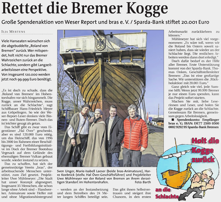 Weser Report vom 08.03.2015