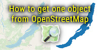 Get one object from OpenStreetMap. Скачать объект из базыданных OSM