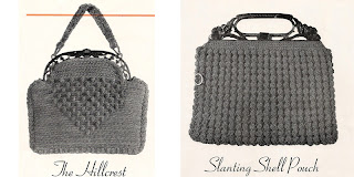 Crocheted Shell Pouch Bag Pattern 