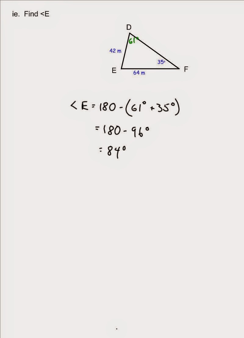 Grade 10 Academic Math: Sine Law