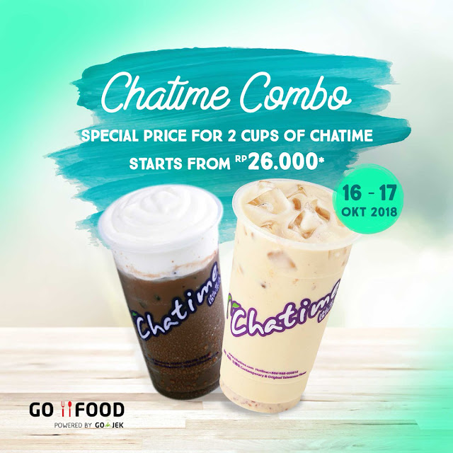 Chatime - Promo Combo Special 2 Cup Mulai 26 Ribu (s.d 17 Okt 2018)
