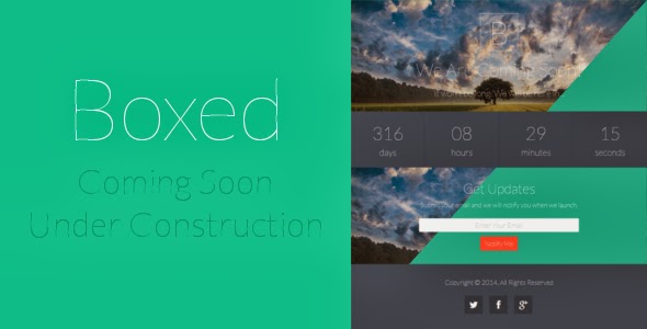 Responsive Coming Soon Template
