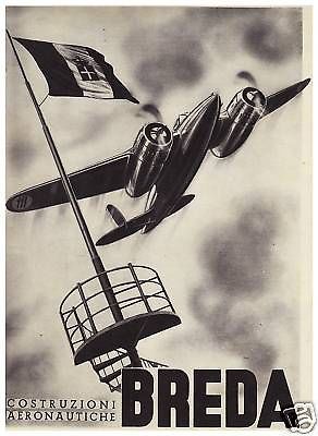 Breda Fascist airplane ads worldwartwo.filminspector.com