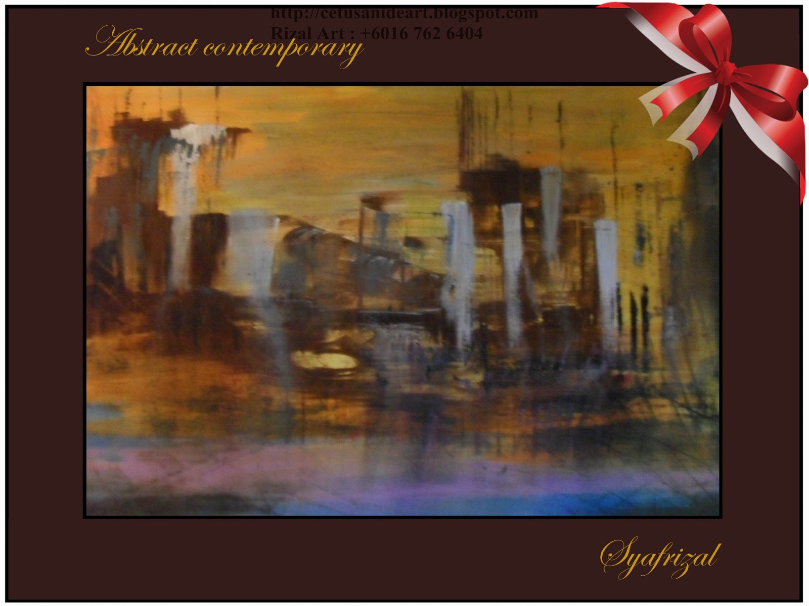 MURAL ART CETUSAN IDEA SAMPLE IMAGE ABSTRACT CONTEMPORARY ARTS ( by