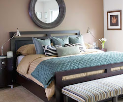 decorating bedrooms bedroom furniture brown teal tan colors gray grey go colour interior curtains chocolate contrast wall master contemporary modern