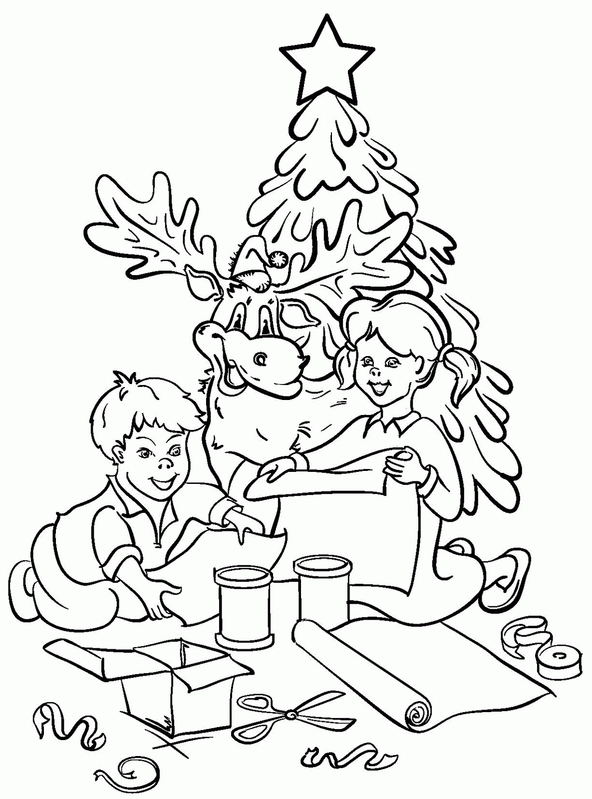 Pine Tree Forest Coloring Page Coloring Pages
