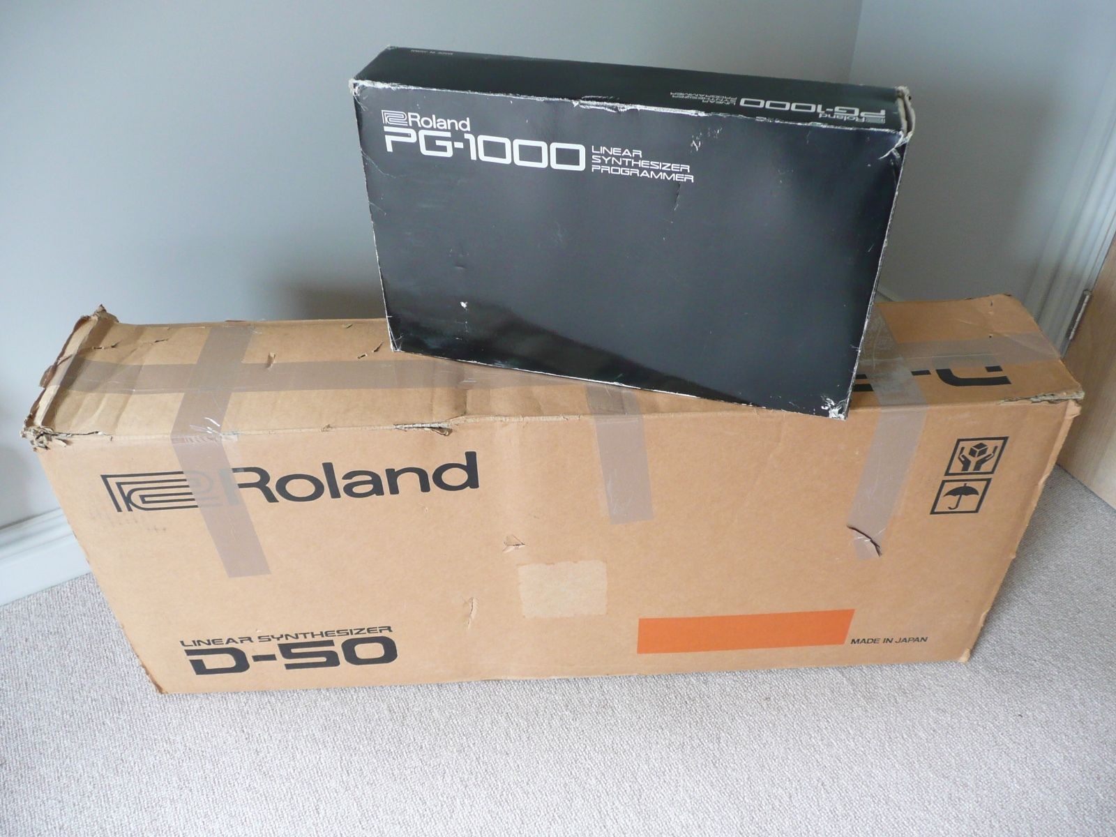 MATRIXSYNTH ROLAND D50 VINTAGE SYNTHESIZER & PG1000 PROGRAMMER w