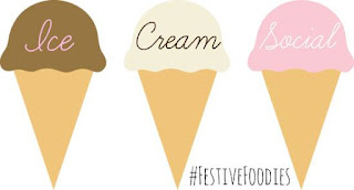 Ice Cream Social graphic (three ice cream cones)