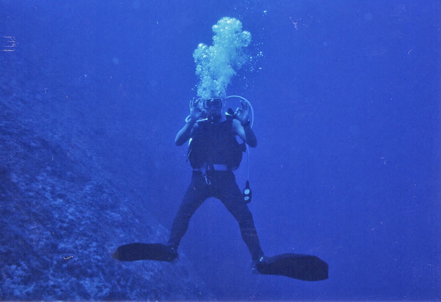 Diving the Blue Hole on Guam!