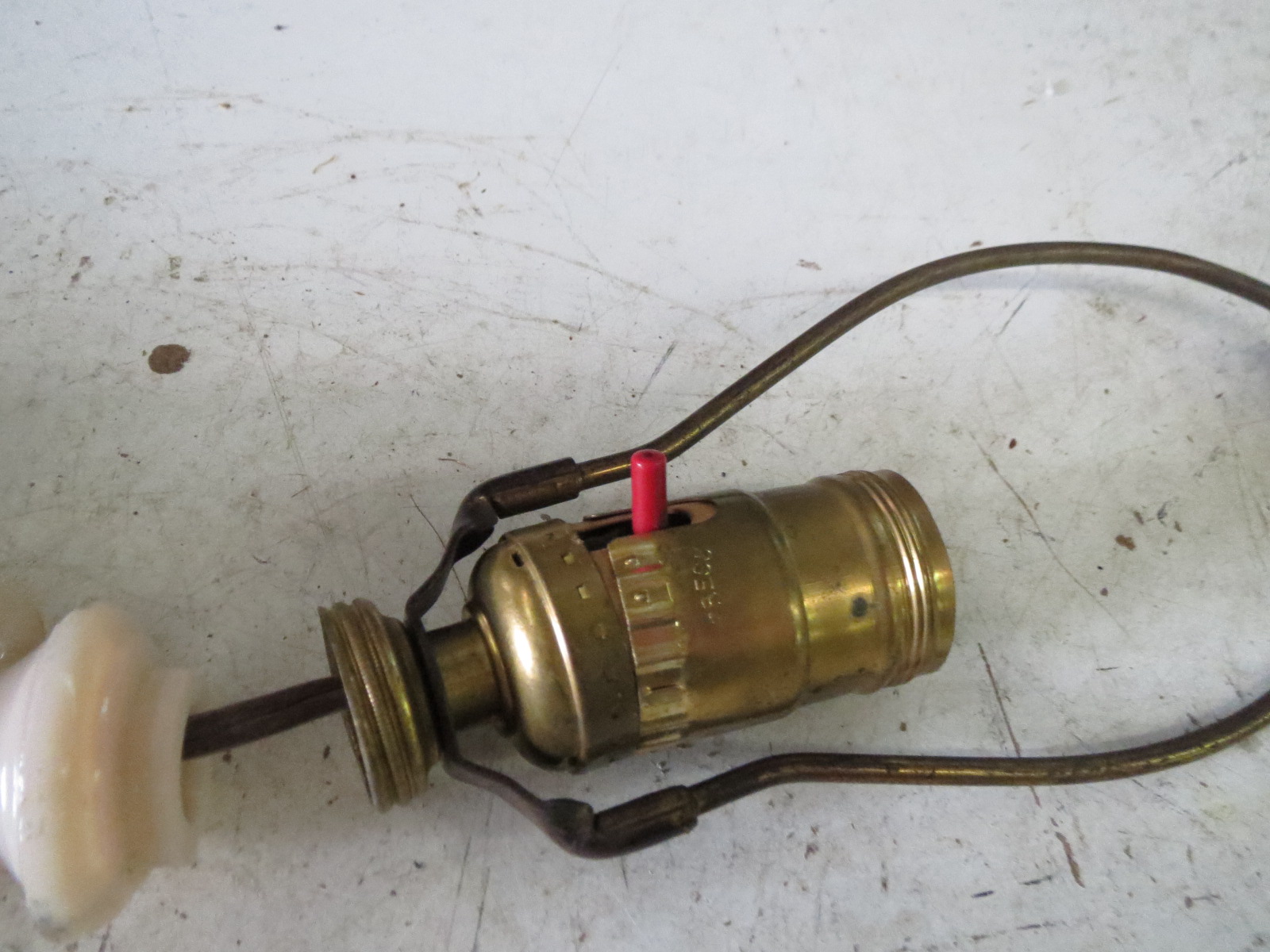 Lamp Parts and Repair Lamp Doctor Small Ivory Glass Table Lamp Repair