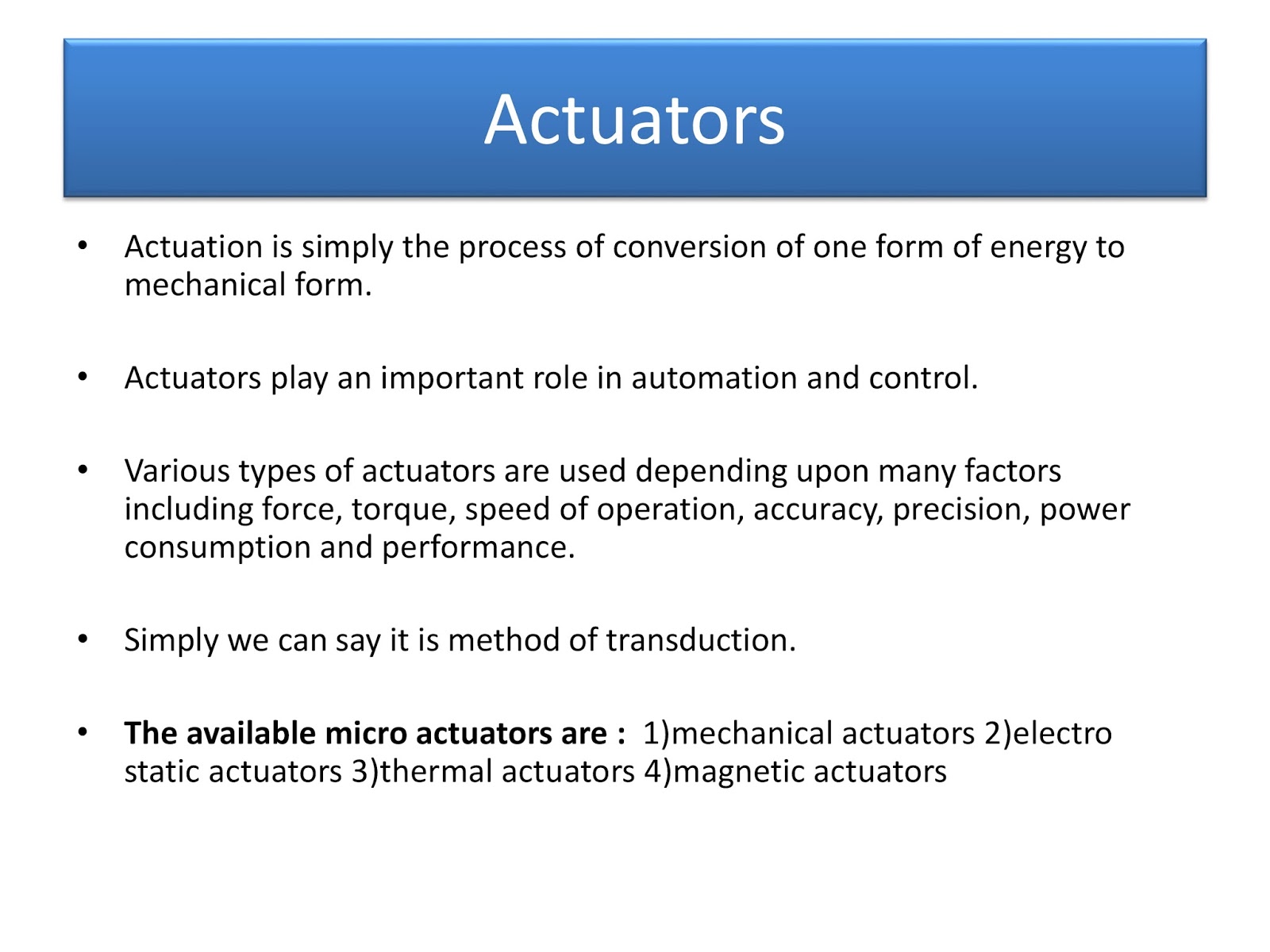 MECHANICAL SENSORS AND ACTUATORS (MEMS) UNIT2 OPENBOX Education