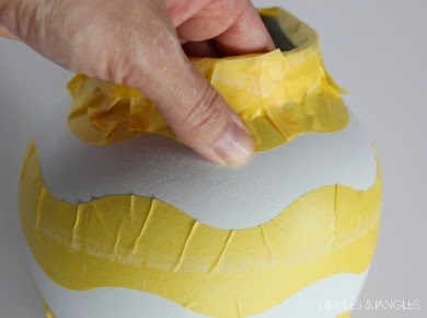 Frog Shape Design Painters Tape Yellow Scallop