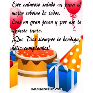 Feliz Cumpleaños Sobrino