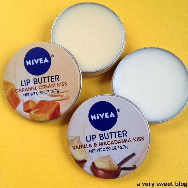 Nivea Lip Butter Caramel Cream Kiss and Vanilla & Macadamia Kiss ...