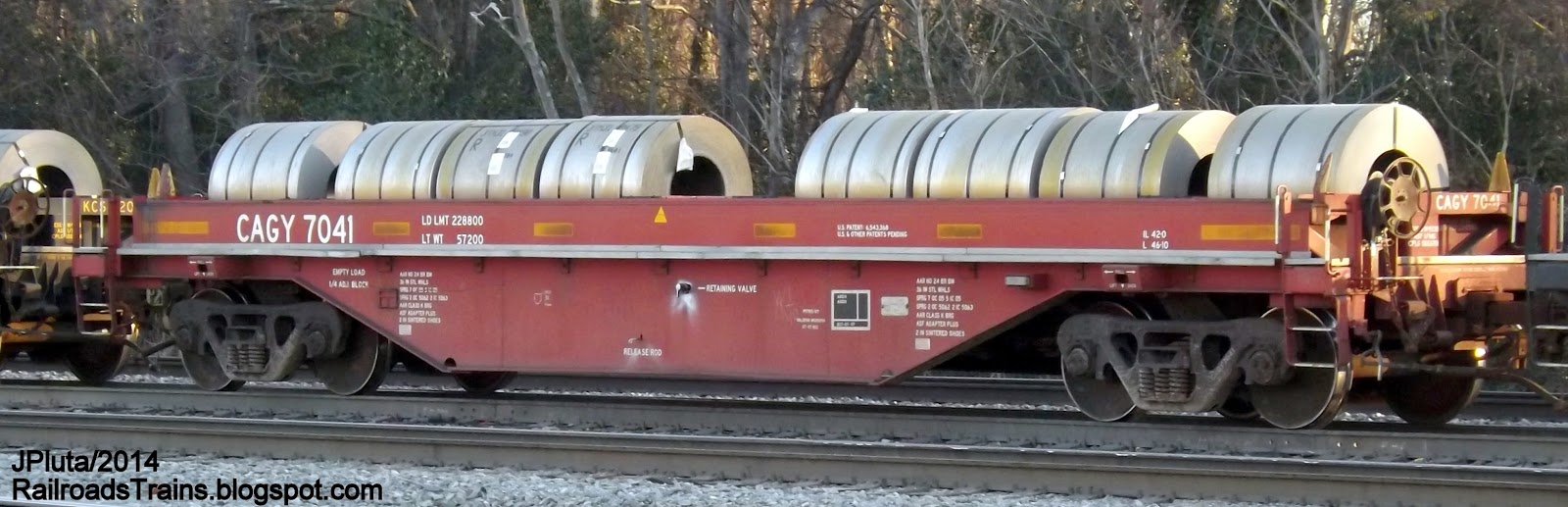 Steel Coil Rail Car B End Diagram