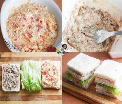 Nigerian Salad Sandwich, Nigerian Sandwich, nigerian food tv recipes