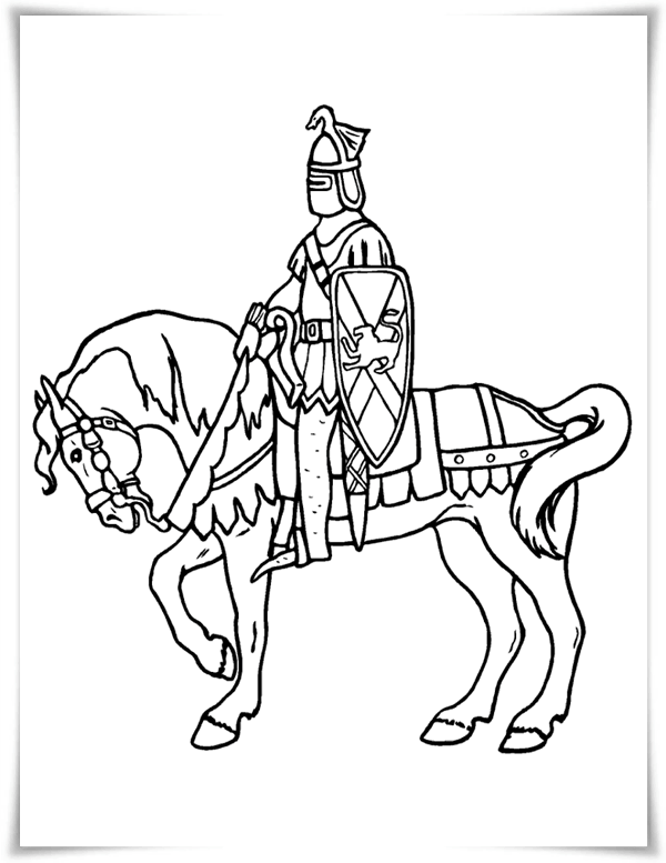 Ausmalbilder zum Ausdrucken Ausmalbilder Ritter