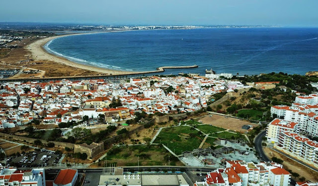 imagem aérea de Lagos – Portugal