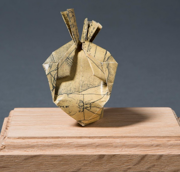 American Gods Table, Feeding Hannibal Origami Heart by Alex Yue