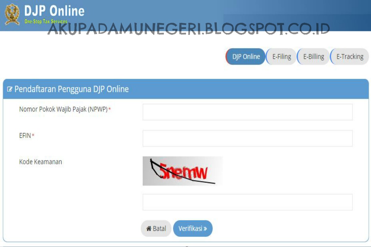 Tutorial Djp Online | tutorial mendaftar registrasi djp online untuk efiling Tutorial Djp Online | tutorial mendaftar registrasi djp online untuk efiling