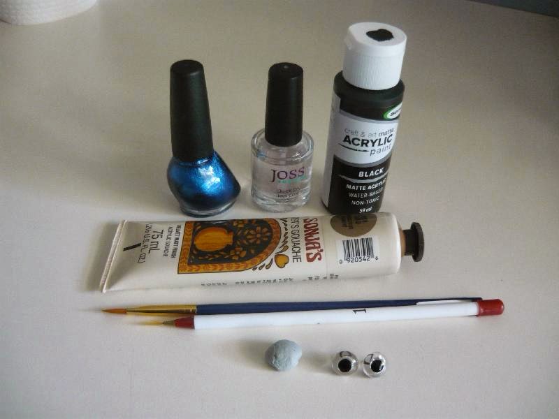 Teddy Bears Tutorials How to paint glass eyes