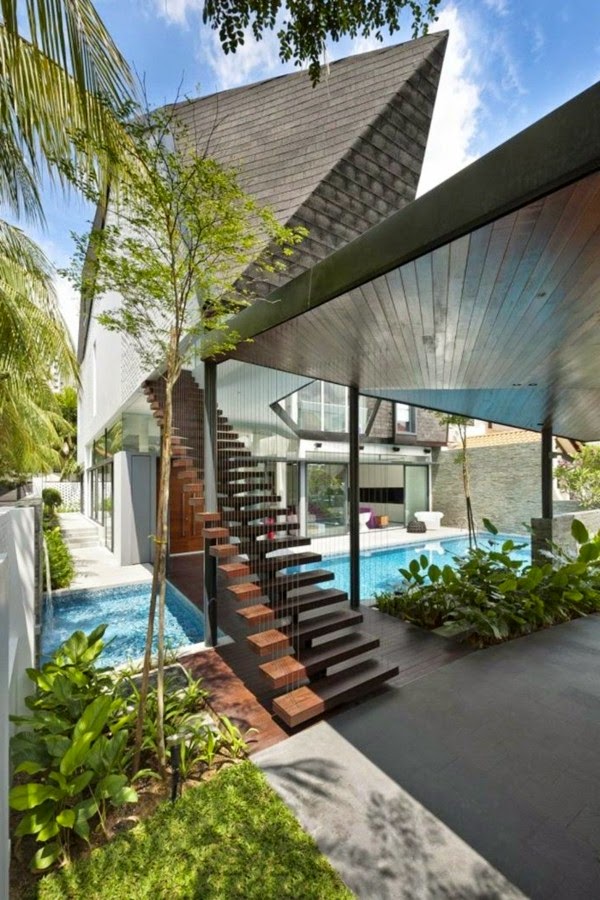 46 beautiful design ideas for outdoor stairs