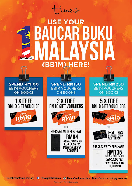 Times Bookstores Baucar Buku 1Malaysia (BB1M) Promotion