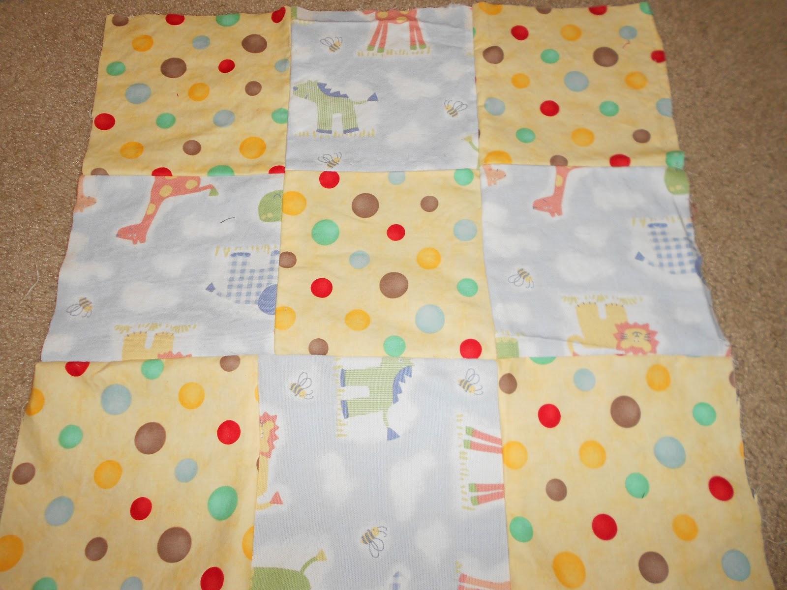 Its Tommy's Time Handmade 3 lb weighted lap blanket in cheerful hues