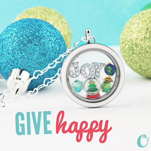 Give Happy With An Origami Owl Living Locket - Come create yours at StoriedCharms.com
