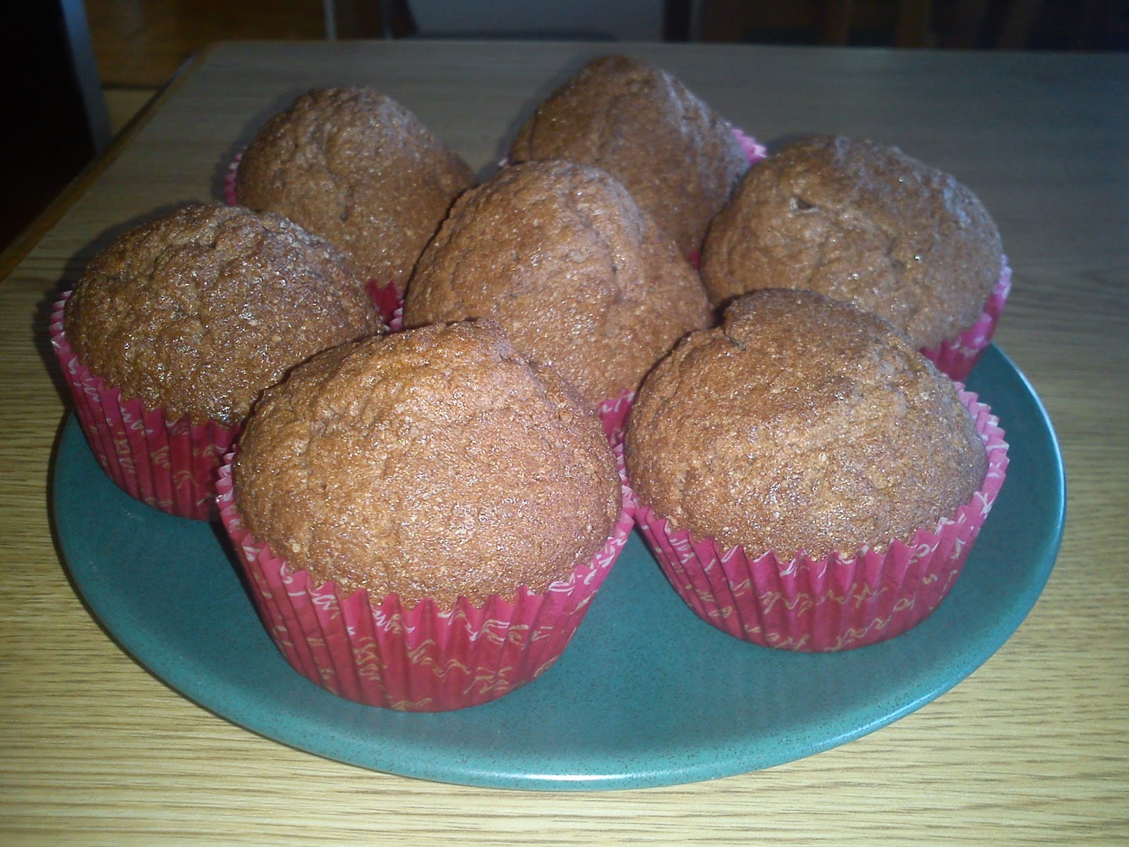 Våga Vägra Vete Chokladmuffins med fyllning