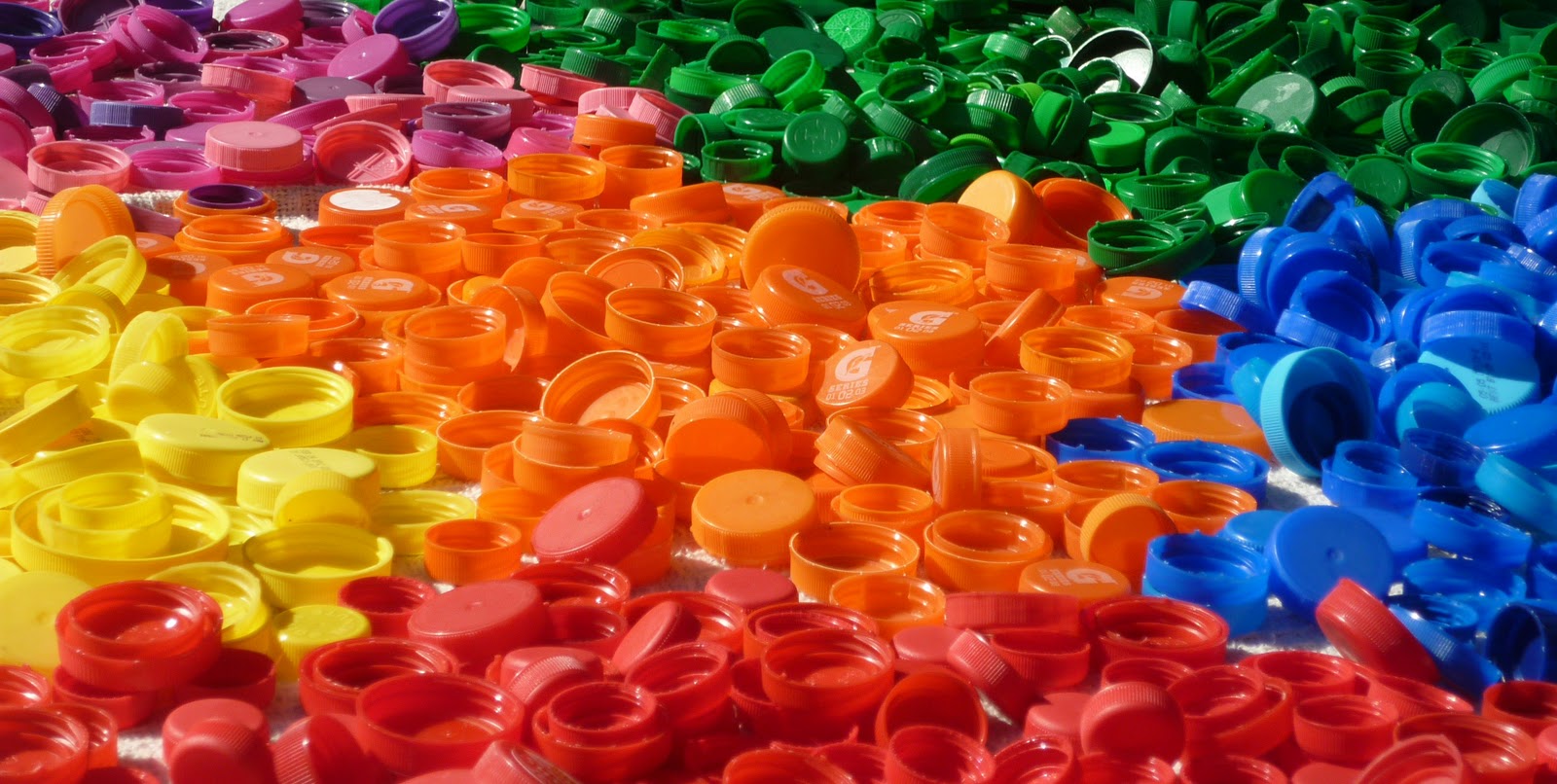 Sense of Wonder Bottle Caps Drying in the Sun