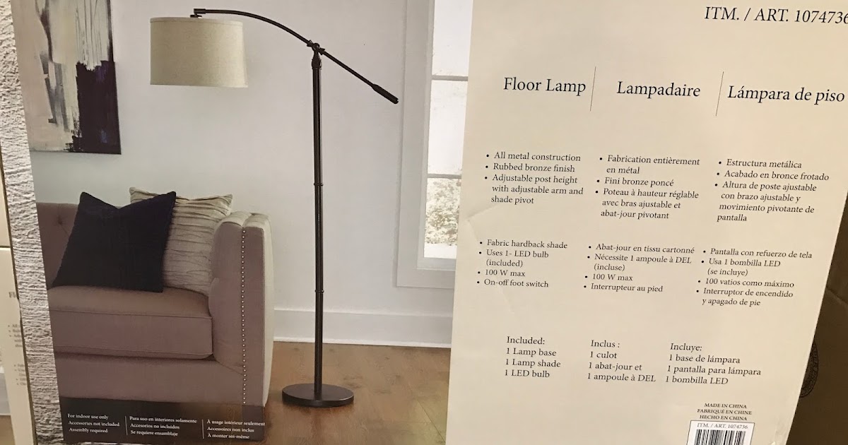 Uttermost Arc Floor Lamp Costco Weekender, Adjustable Arc Floor Lamp Costco