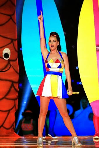 Katy Perry Super Bowl Bustier & Skirt