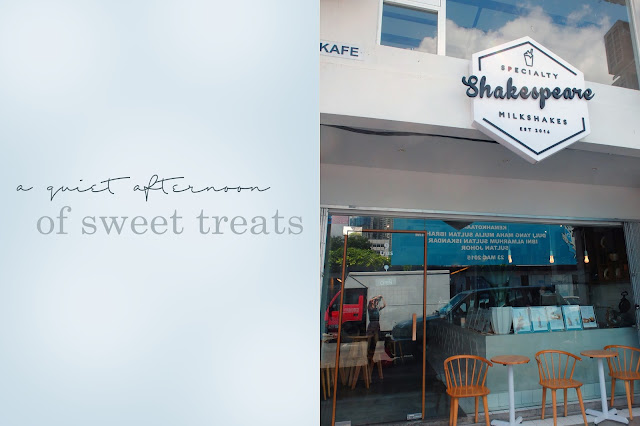 Johor Bahru's Dessert Cafe: Shakespeare Milkshakes