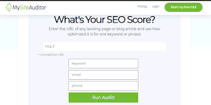MySiteAuditor is a powerful SEO tool MySiteAuditor is one of the best SEOsitecheckup alternative tools