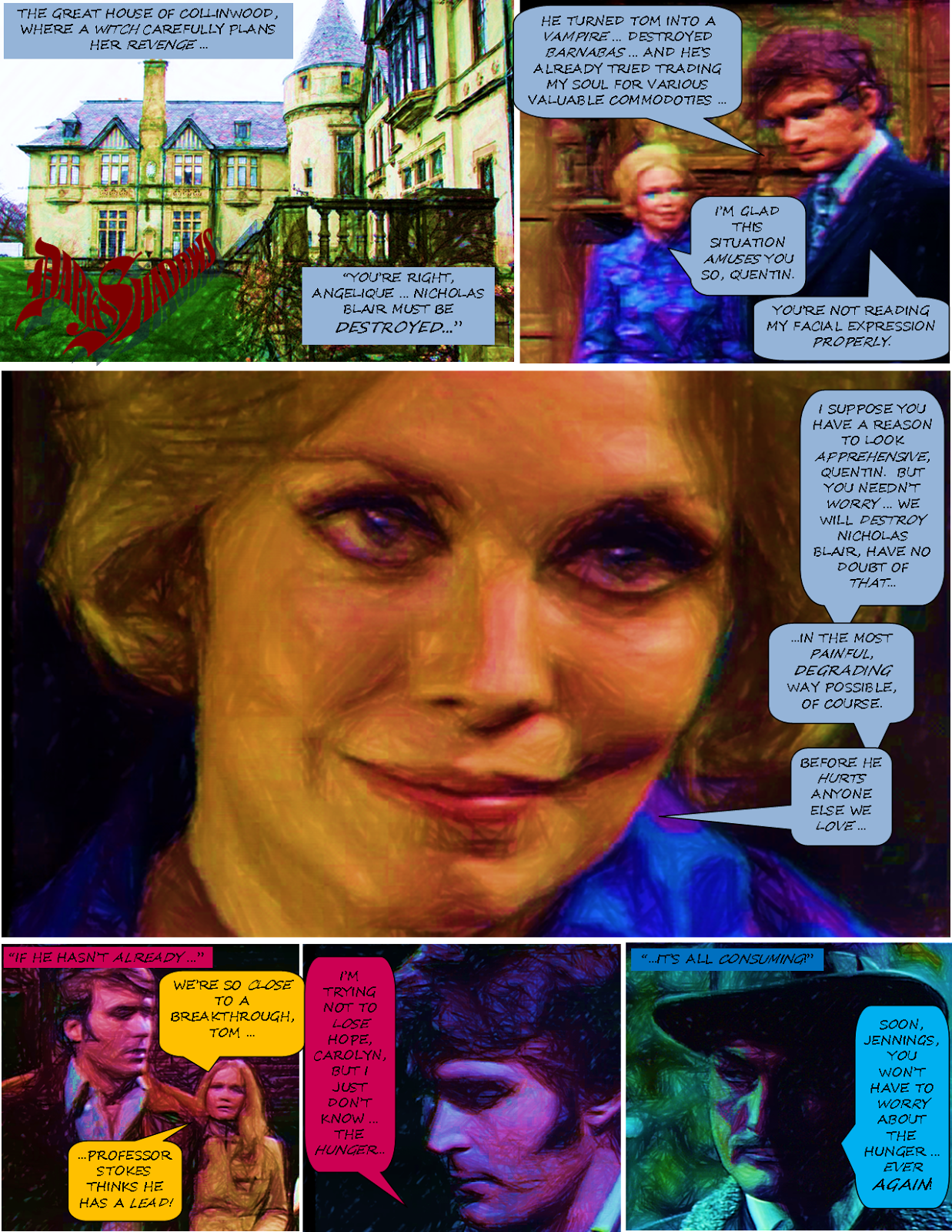 Shadows on the Wall An Online Dark Shadows Fanzine Dark Shadows Comic